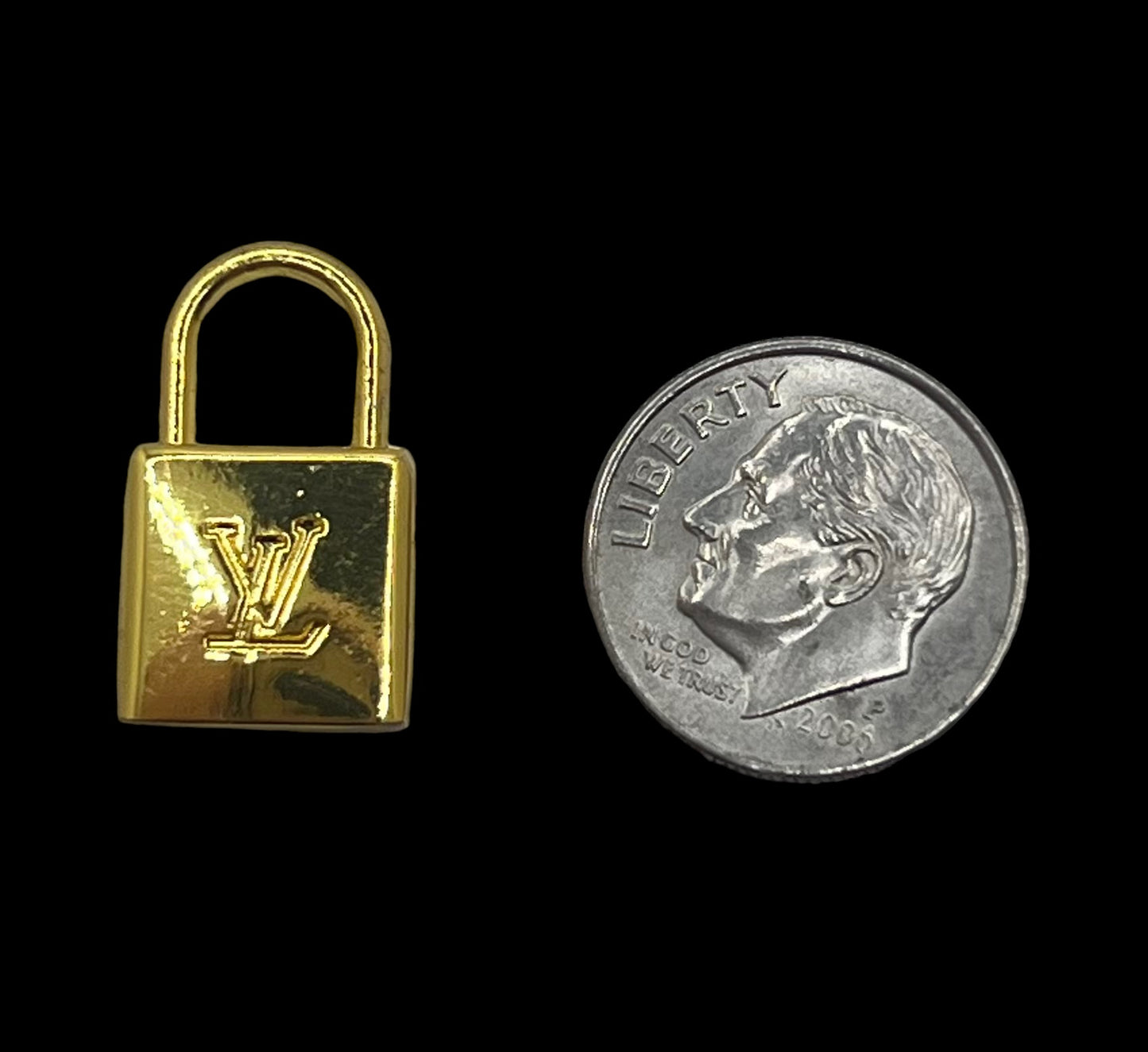 LV Petite Locket Repurposed Necklace