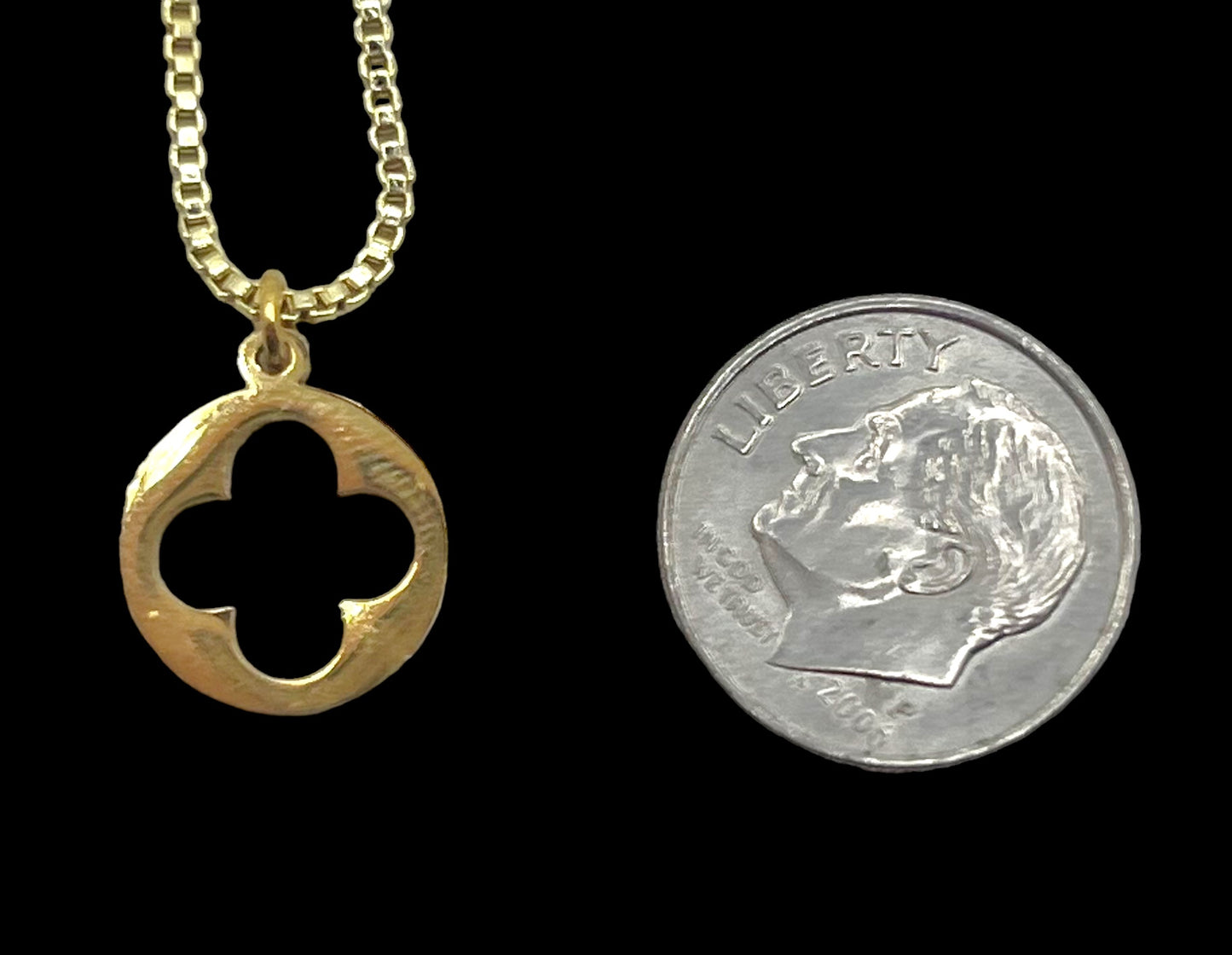 PRE-ORDER: LV Petite Circle Flower Repurposed Necklace