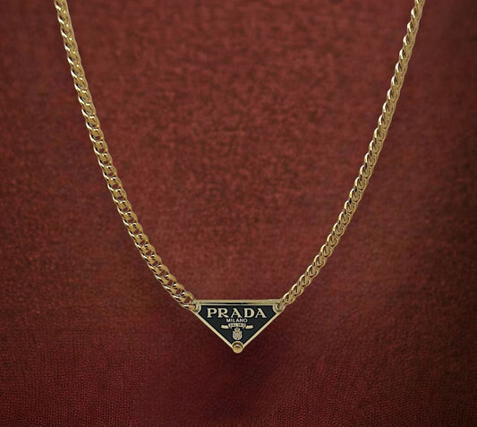 PRE-ORDER: Triangle Pendant Repurposed Necklace